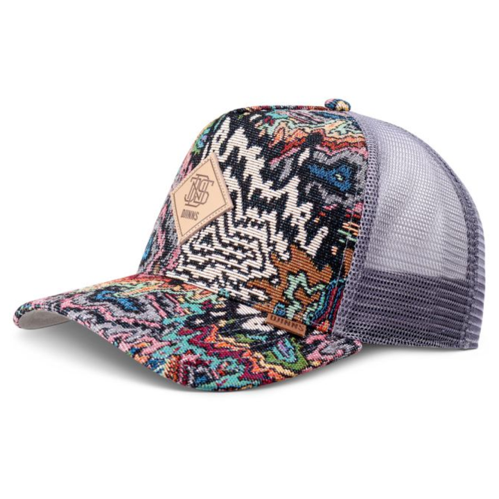 Djinns Color Explo HFT DNC Trucker Cap - Multi Grey