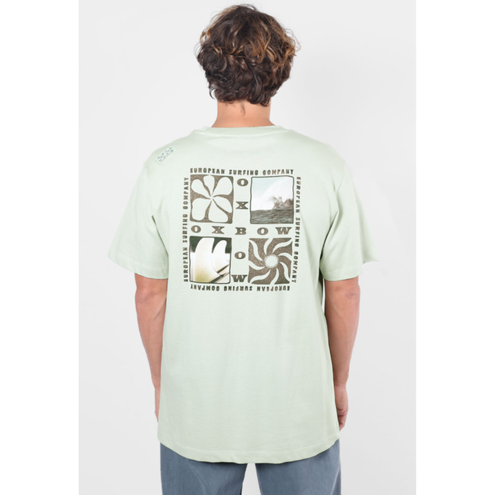 Oxbow Sunrays T-Shirt - Foam Grey Mint