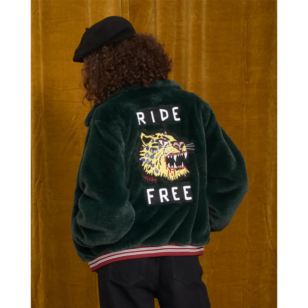Volcom Ozzy Women Jacke - Scarab Green