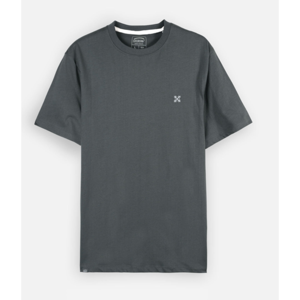 Oxbow Tebaz T-Shirt - Pewter Dunkel Grün