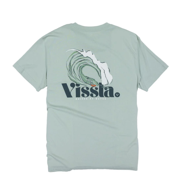 Vissla Raised T-Shirt Kurzarm  M425ERAI Agave