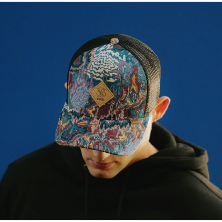 Djinns  Colourexplo  Trucker HFT Cap - Multi Black