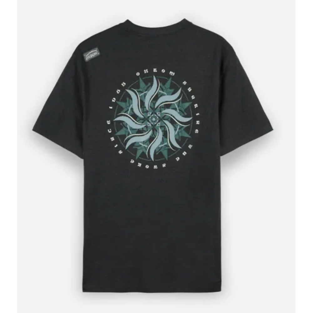 Oxbow SHURIKEN T-Shirt - Pewter Grau