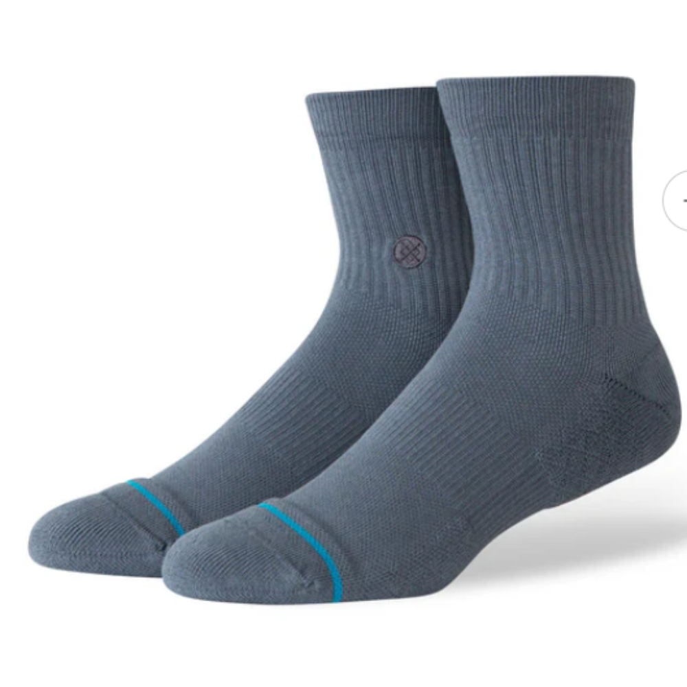 Stance SIGNATURE QUARTER SOCKEN - Turbluence Grau