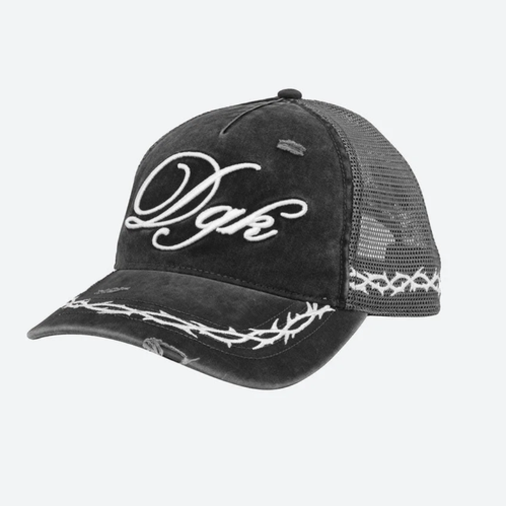 DGK Torn Trucker Cap - Black