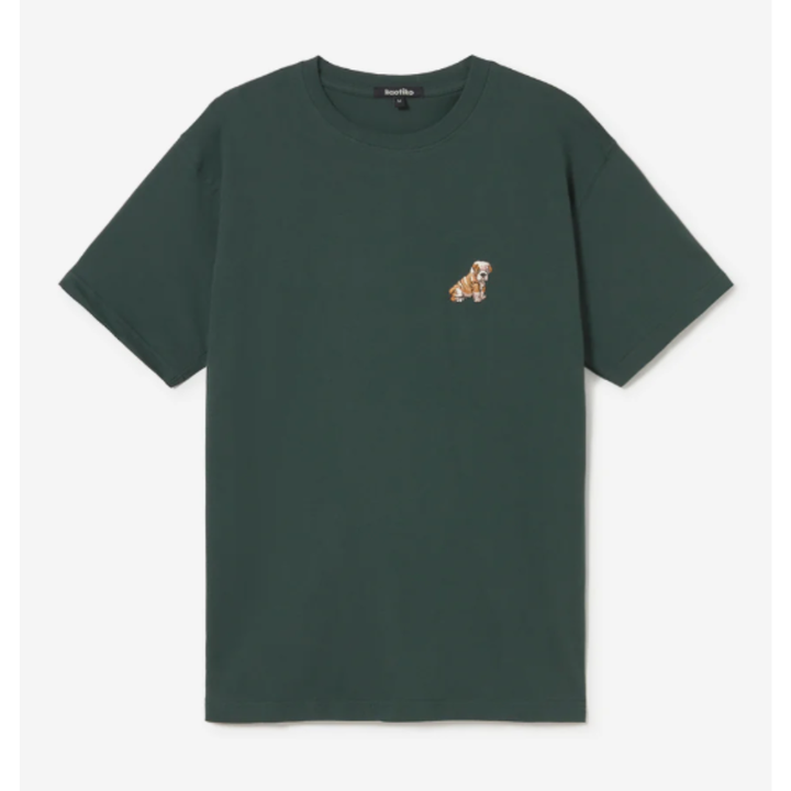 Kaotiko Bulldog T-Shirt - Grün