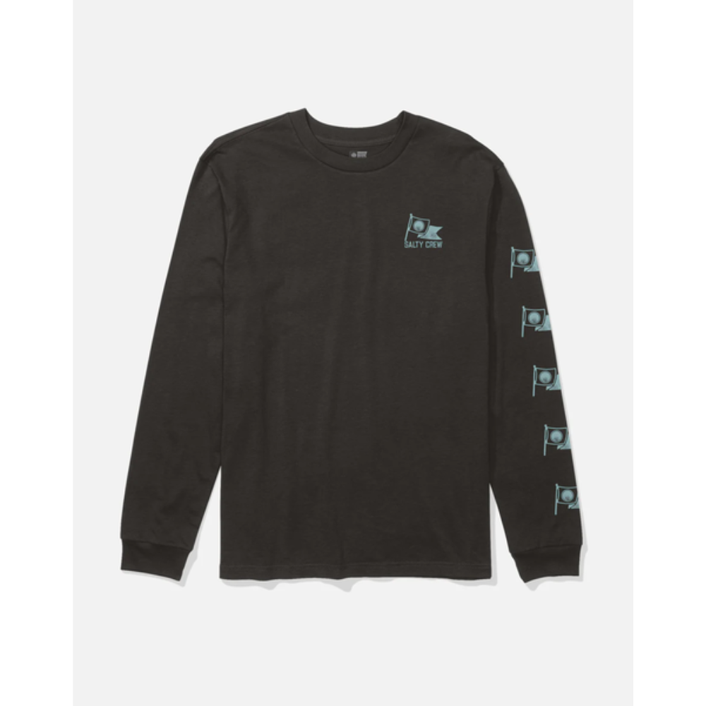 Salty Crew Flag Day Ls Tee - Black
