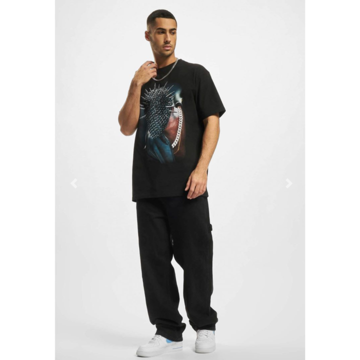 TB  Previous Next Thorned Mask Oversize Tee - Black