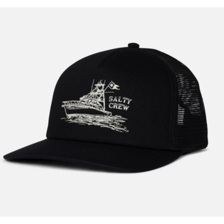 Salty Crew New Good Times Trucker Cap - Pirate Black