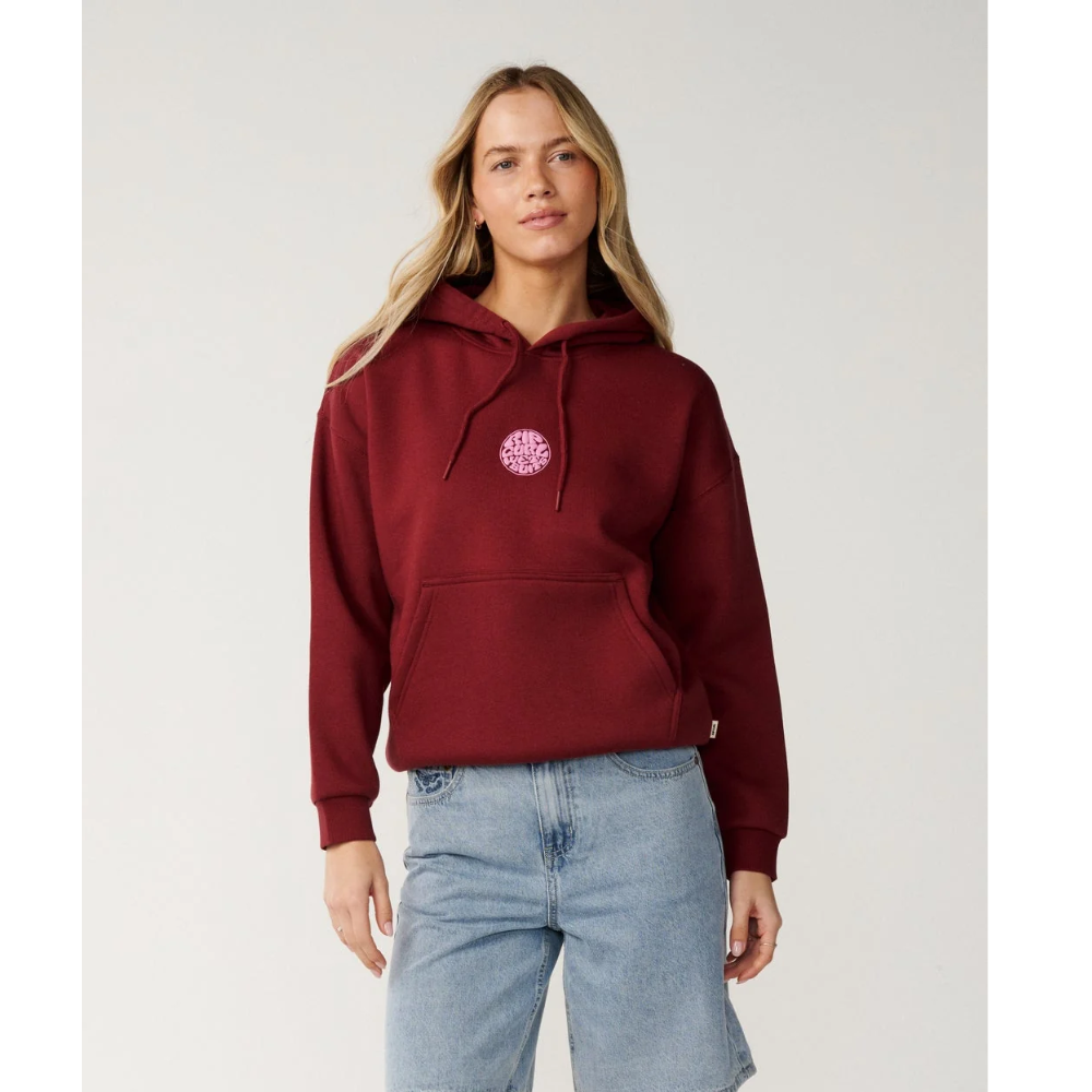 Ripcurl Icons Of Surf Heritage Hoodie - Dark Plum