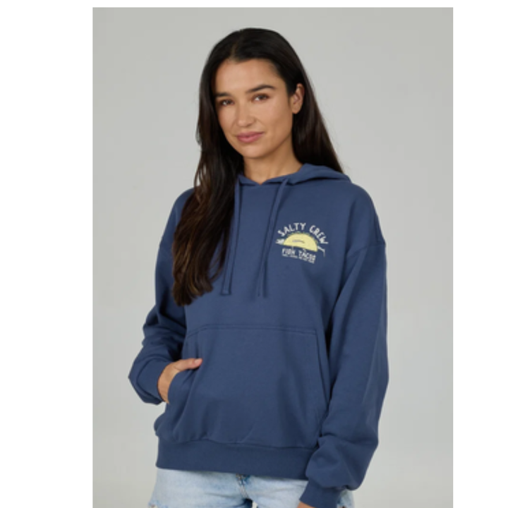 Salty Crew Baja Fresh Hoody - Indigo Blau
