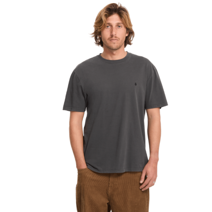 Volcom Solid Stone EMB Blanks T-Shirt - Black
