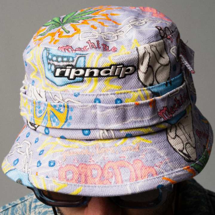 RIPNDIP Born To Love Boonie Hat - Cornflower