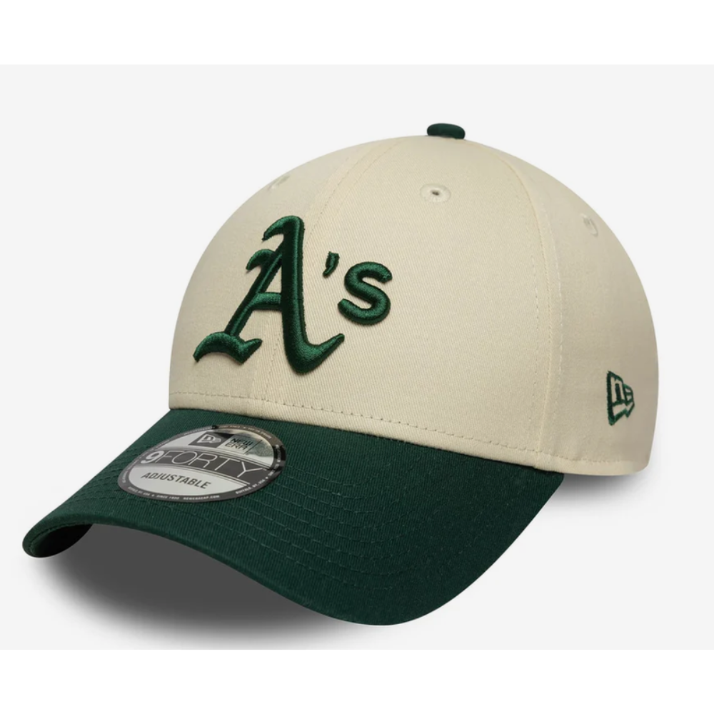 NewEra 95215 Hellbeige Oakland Athletics Colour Block 9FORTY Verstellbare Cap