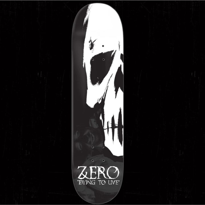 ZERO Deck "8,5" Dying To Live 30 Years Reissue - Black White