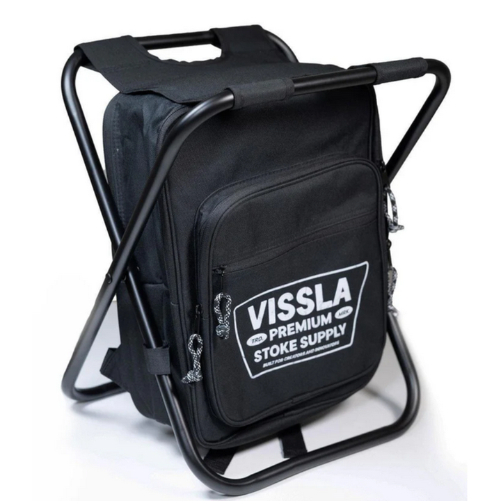 Vissla Stoke Sluppy Backpack - Black ( Rücksack mit Sitz )