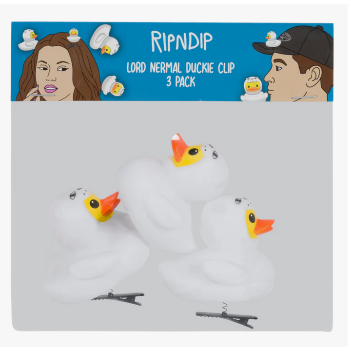 RIPNDIP Lord Duckie Clip 3 Pack - White