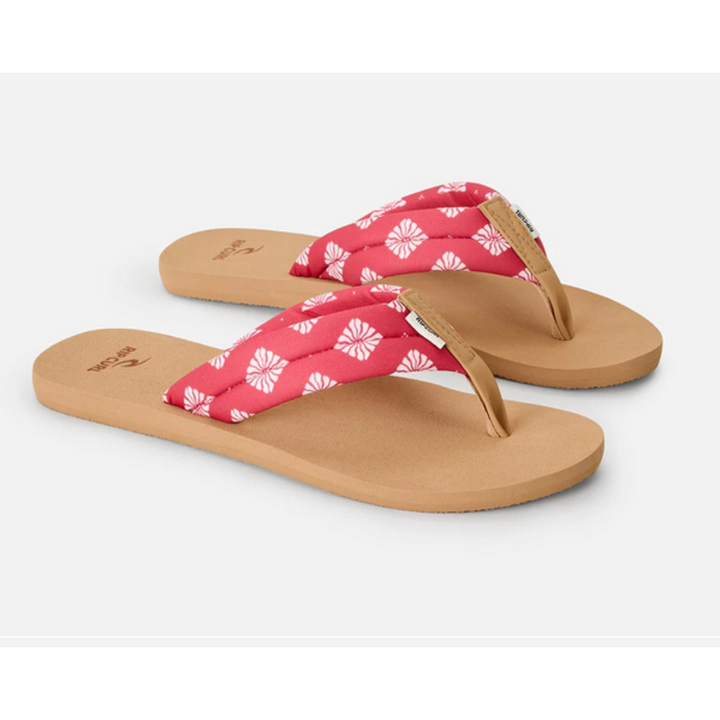 RipCurl Freedom Plusm Bloom Flip-Flops - Red