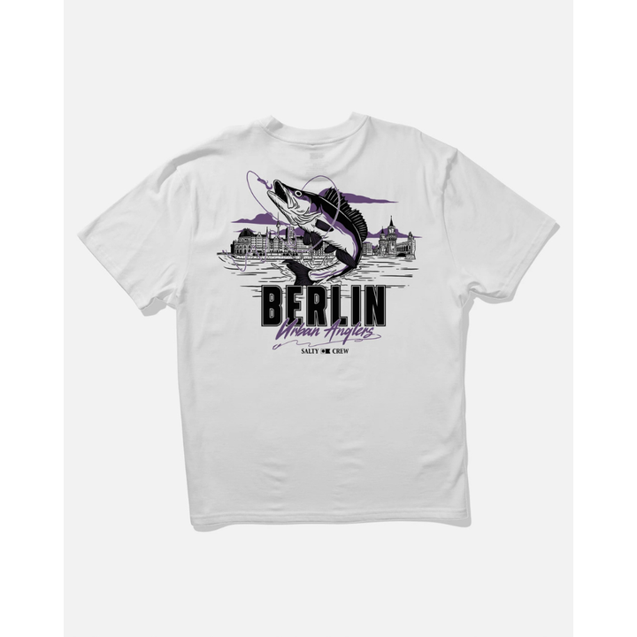 Salty Crew Berlin Urban Angler Tee - White
