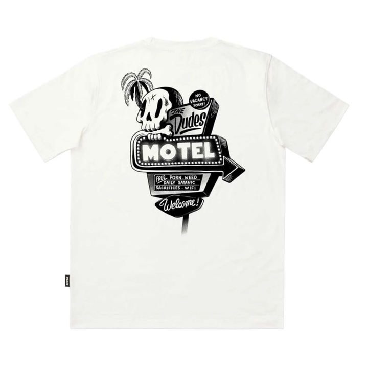 The Dudes Motel T-Shirt The Dudes - White