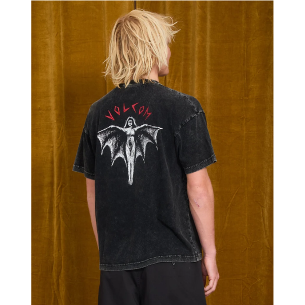 Volcom Wrong Angel T-Shirt - Light Acid Black