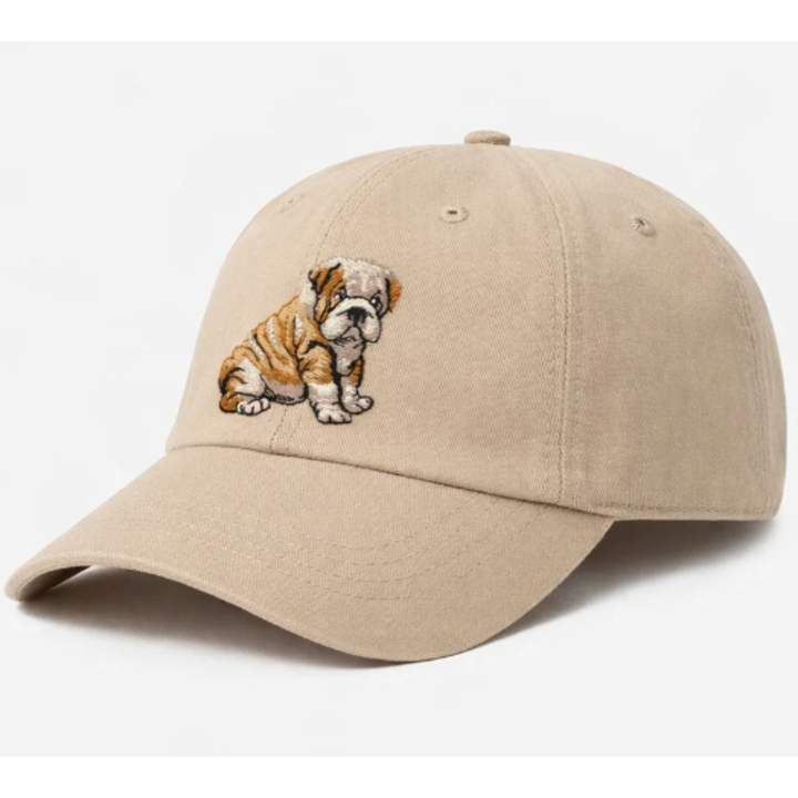 Kaotiko Bull Dog Cap Snapback - Beige