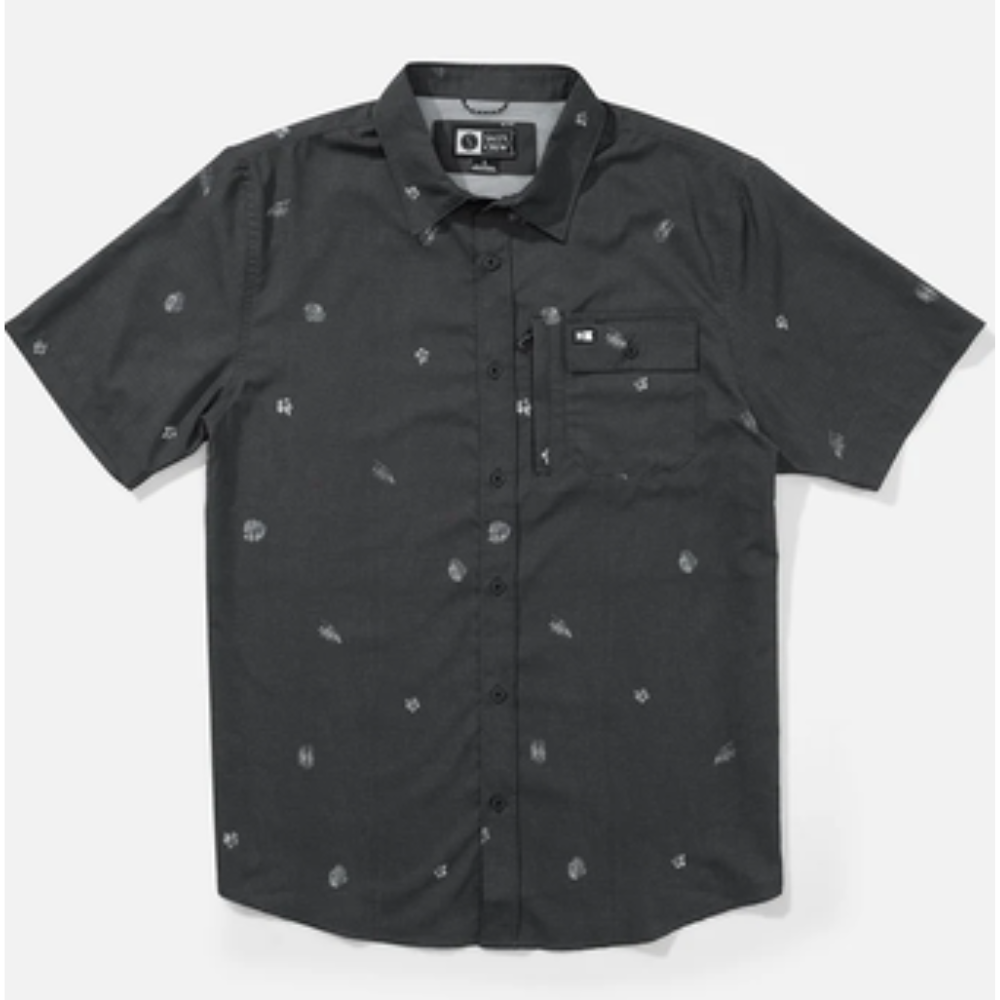 Salty Crew Flagship UV Button-Up Hemd - Dunkel Khaki (Kopie)