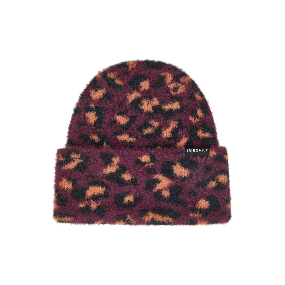 Iriedaily Fuzzy Feather Beanie - Leo Brown