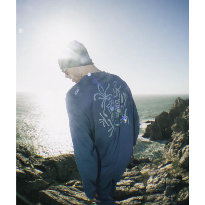 Oxbow Long sleeves t-shirt - Vintage Indigo