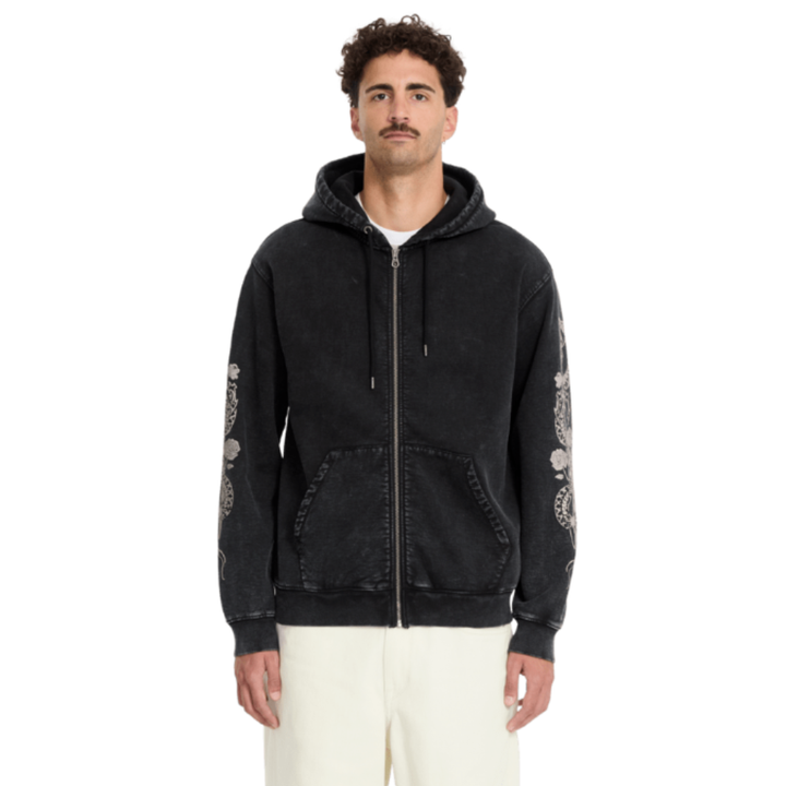 Volcom Die By The Stone Zip - LIGHT ACID BLACK