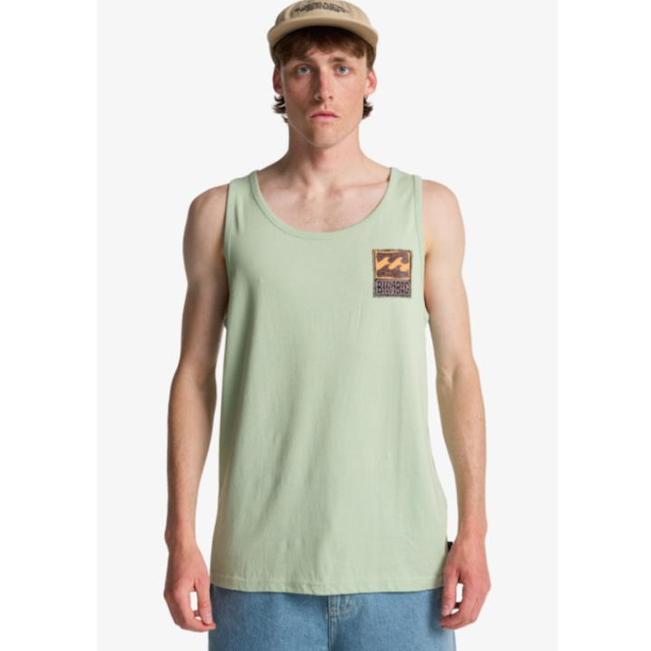 Billabong Stamp Tank Top - Vintage Green