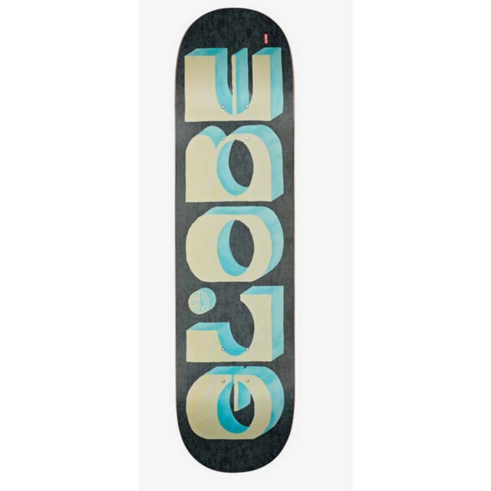 Globe G1 D Blocks 8.0 Skateboard Deck - Black / Yellow