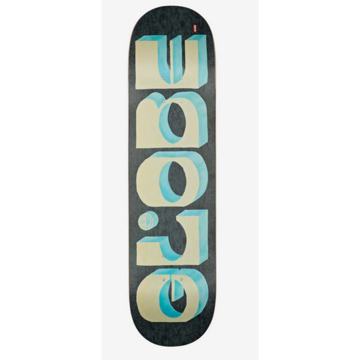 Globe G1 D Blocks 8.0 Skateboard Deck - Black / Yellow