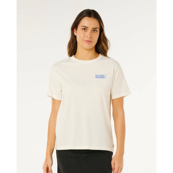 Ripcurl T-Shirt Ocean Break Relaxed - Bone