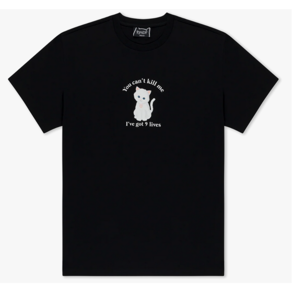 RIPNDIP 9 Lives Tee - Black