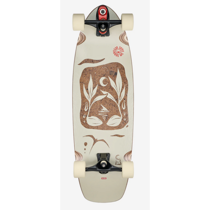 Globe Zuma 31" Cruiserboard Surf Skate - SS Coconut/Niu Voyager