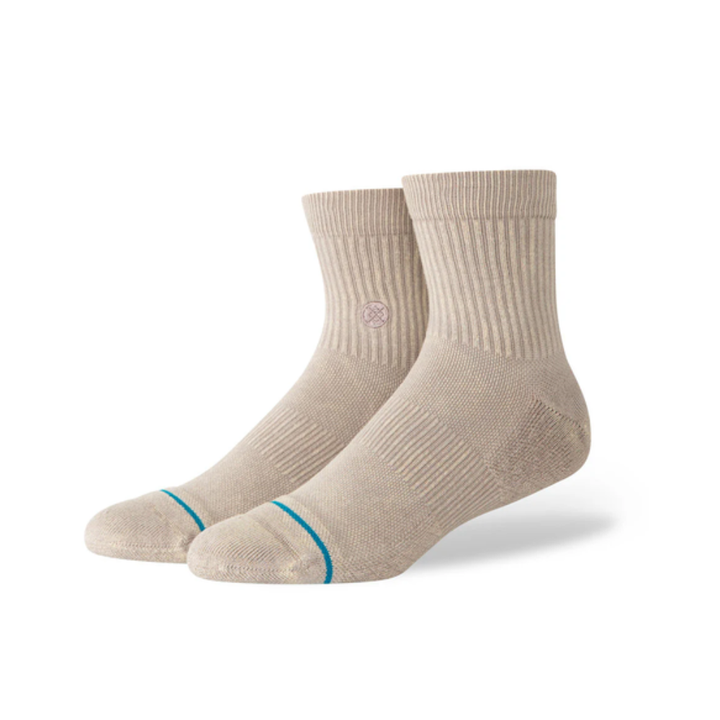 Stance Signature Wash Quarter Socks - Beige