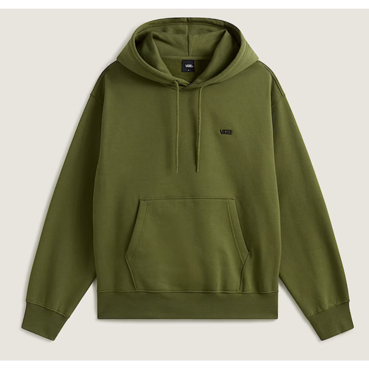 Vans Left Chest 2 Logo Hoodie Grey - Kelly Green Grün