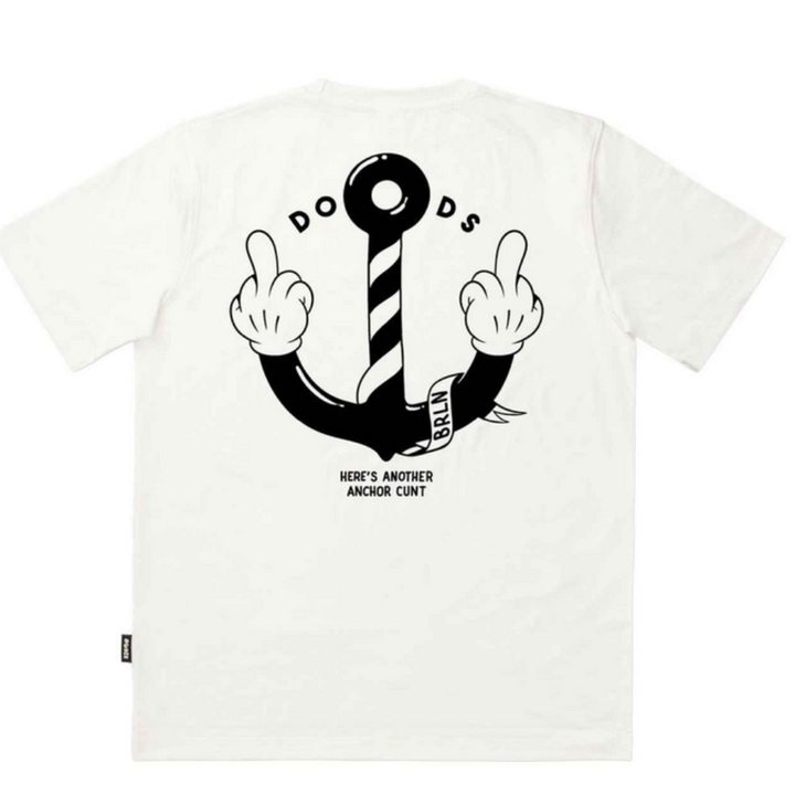 The Dudes Anchor Classic T-Shirt - Off White