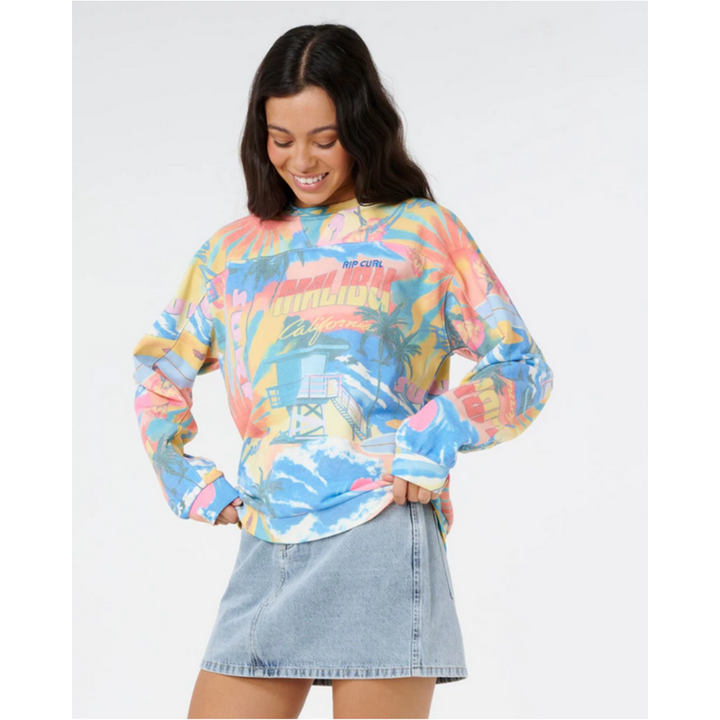Ripcurl Surf Side Relaxed Sweat  - Multi