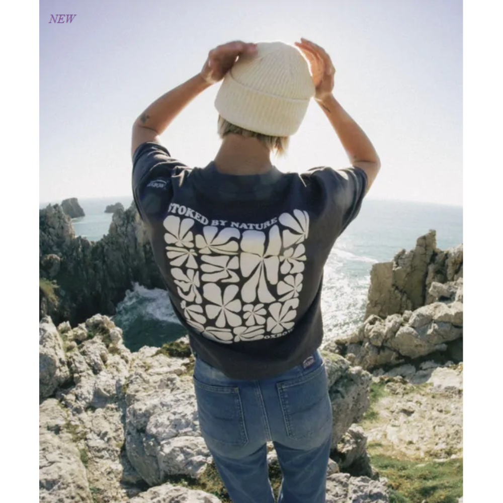 Oxbow Retroflo T-Shirt - Grey Caviar