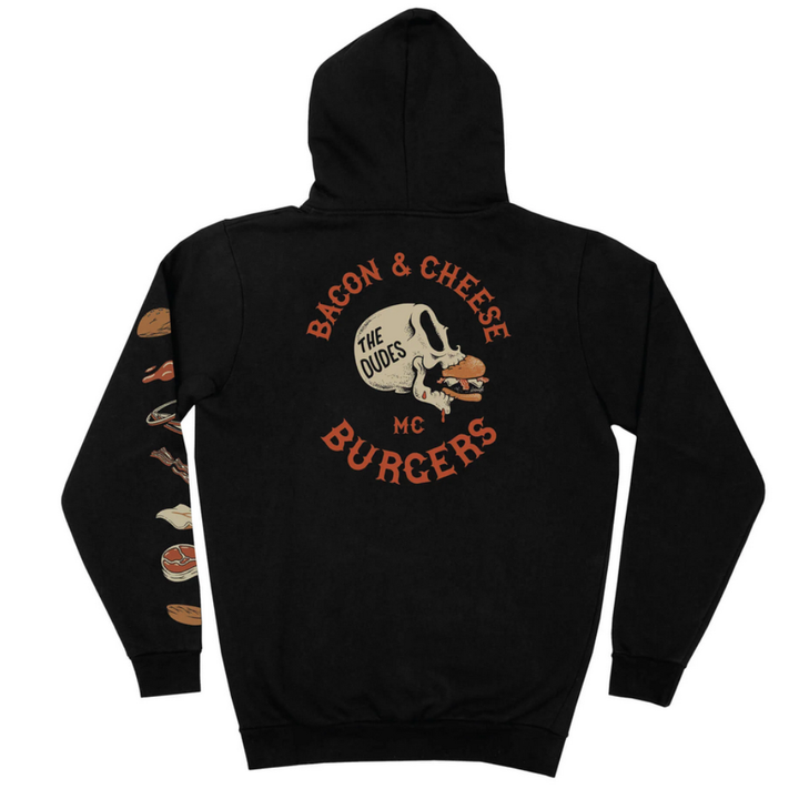 The Dudes Bacon Cheese Hoodie - Black