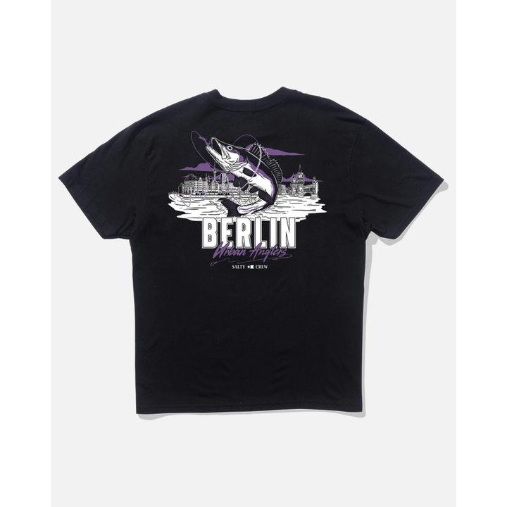 Salty Crew Berlin Urban Angler Tee - Black