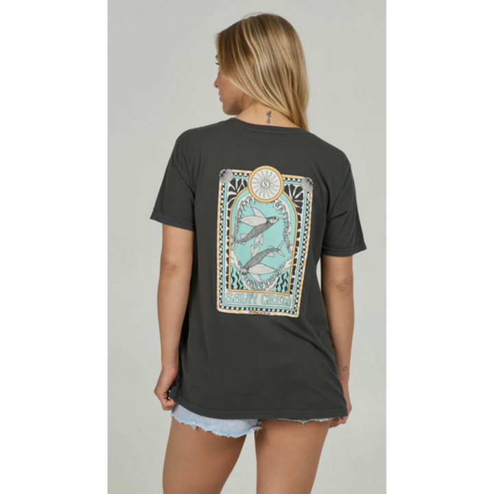 Salty Crew Zodiac Boyfriend Tee - charcoal