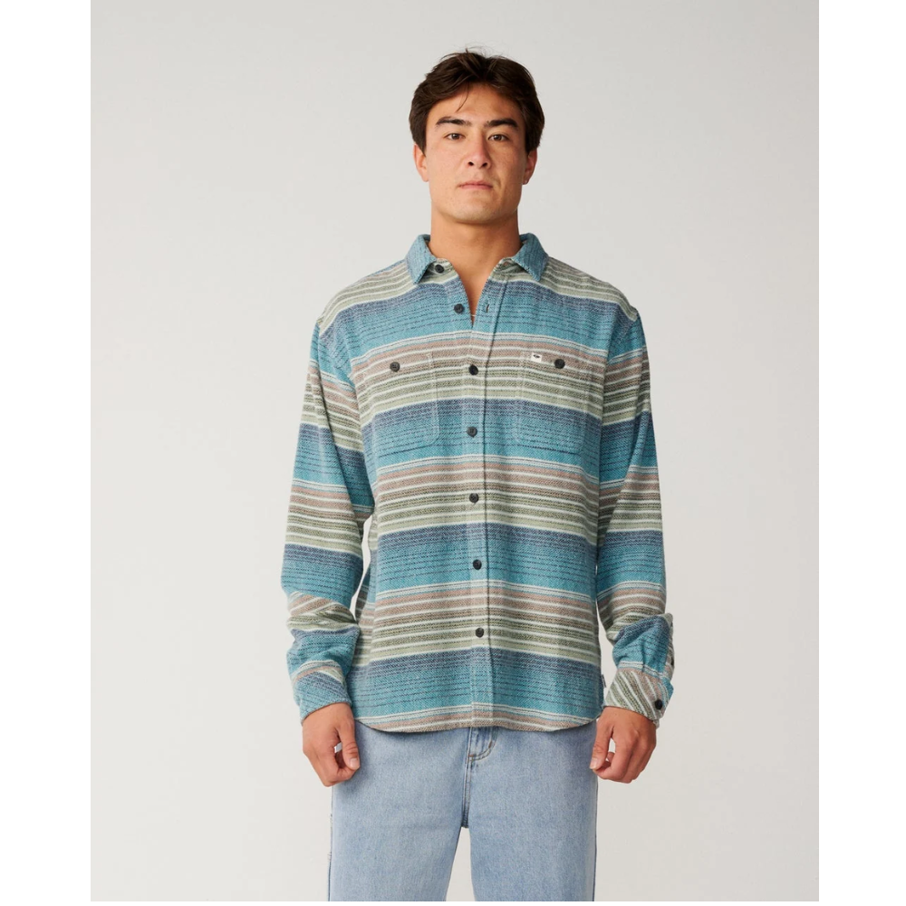 RipCurl Flanellhemd Classic Surf Baja - Blau