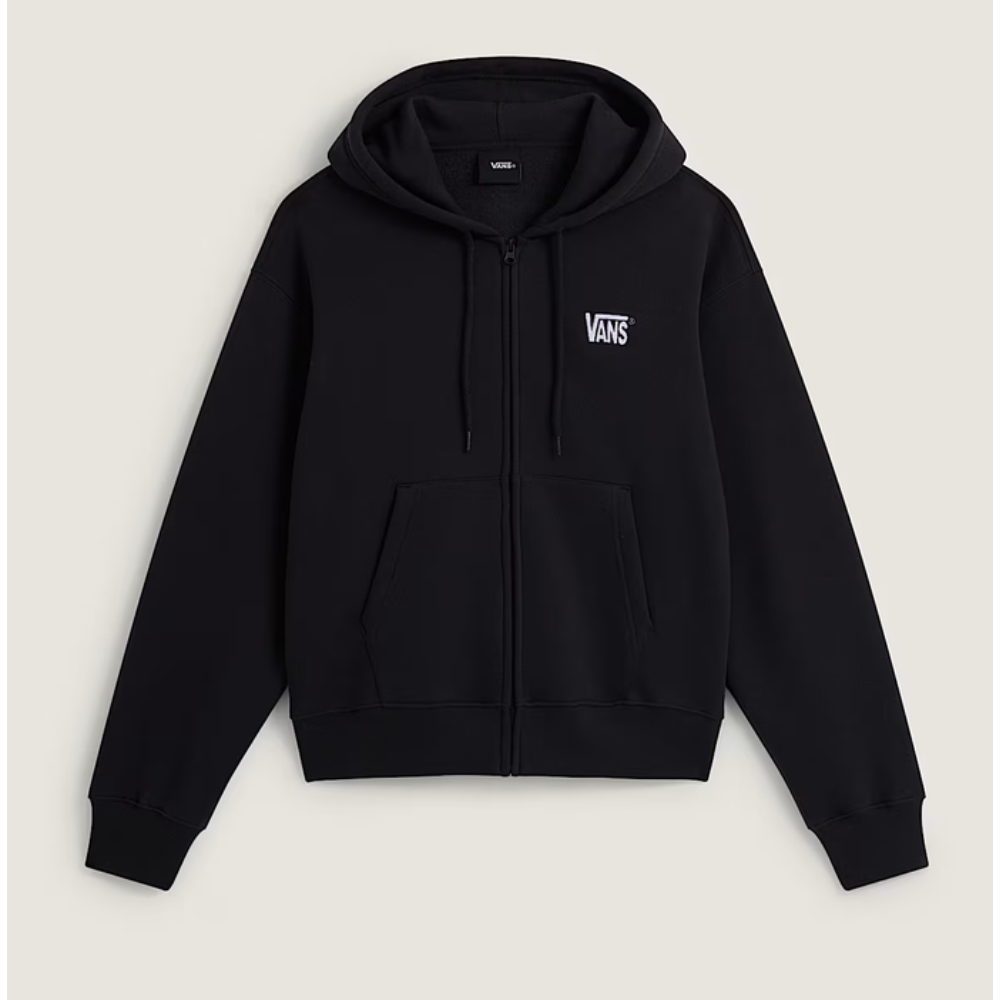 Vans Strech Logo Zip Hoodie - Black