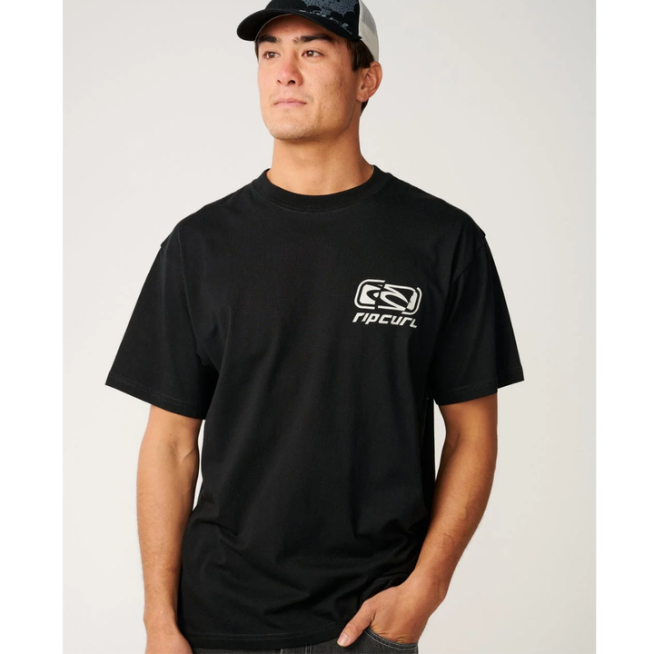 Ripcurl Archive Ripped Loose T-Shirt - Black