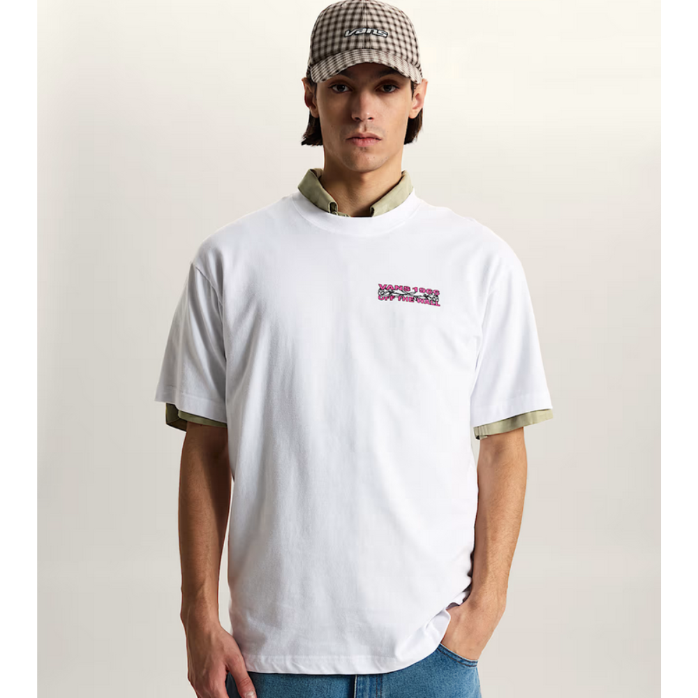 Vans Barb Plate Loose T-Shirt - White