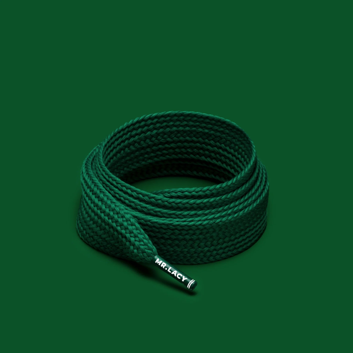 Mr. Lacy Fatties 130cm Shoelaces - Forest Green