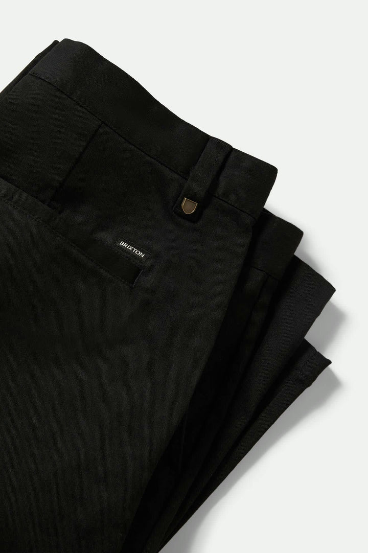 Brixton Choice Chino Baggy Short - Black